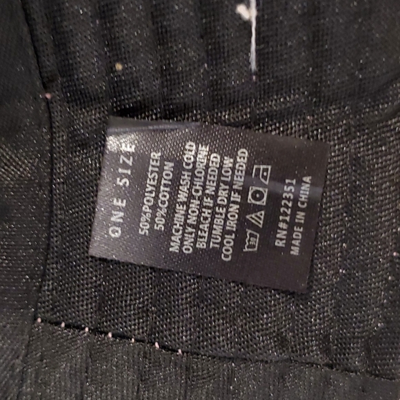 Tie-dye bucket hat pink purple green yellow beachy casual Hippie - Picture 4 of 4